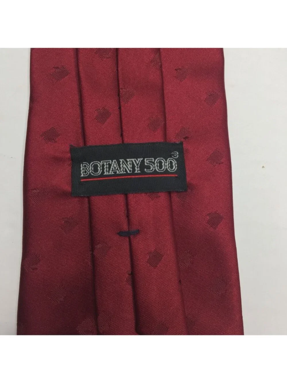Botany 500 Boys Red Clip-on Tie Fancy Dressy Work Office Church